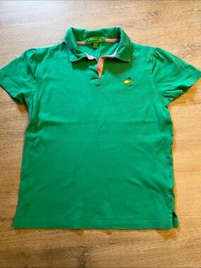 masters kids girls XL 12/14 Pima polo EUC
